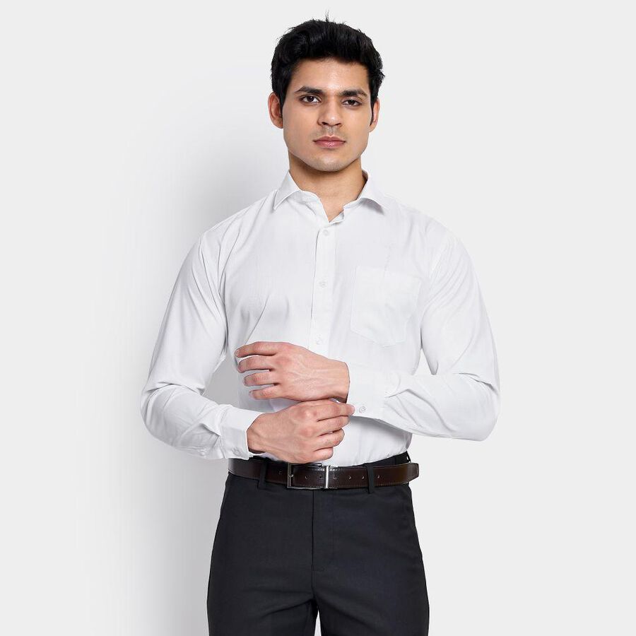 Men's Formal Shirt , White, large image number null